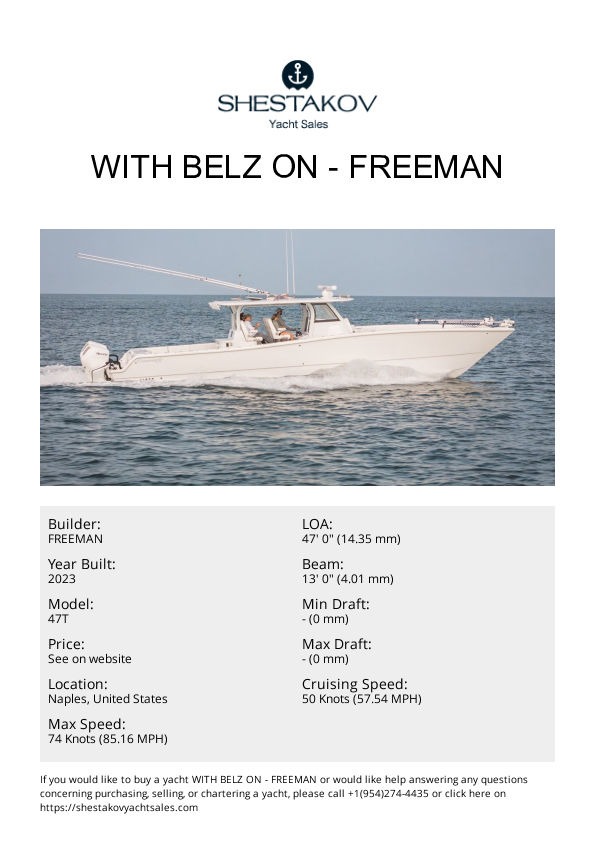 With Belz On - 47T - 2023