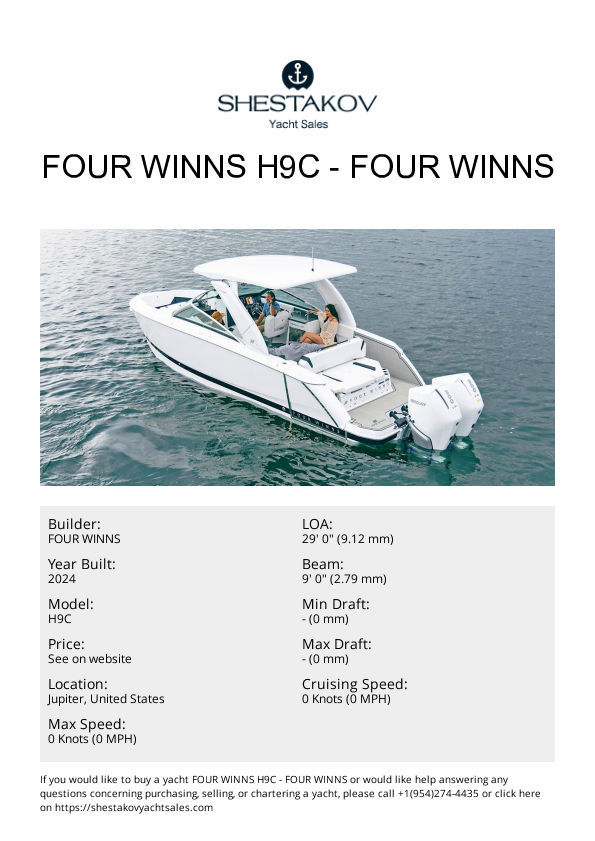 Four Winns H9C - H9C - 2025
