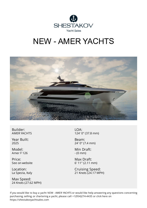 New - Amer F 126 - 2025