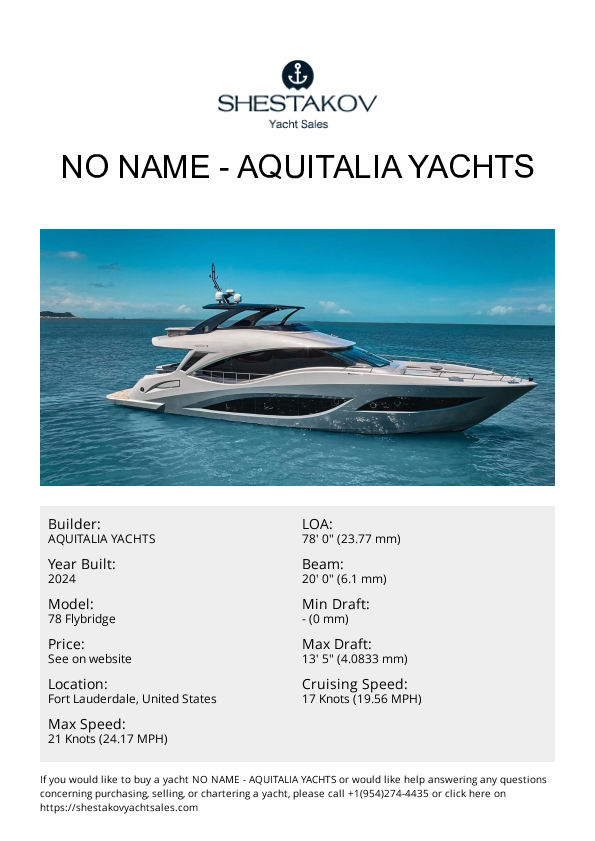 7807 - 78 Flybridge - 2024