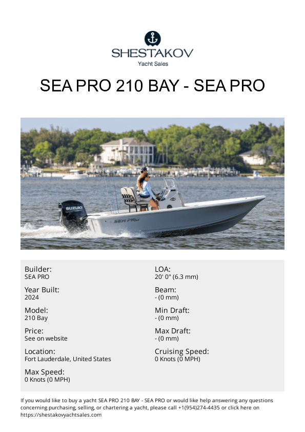 Sea Pro 210 Bay - 210 Bay - 2024