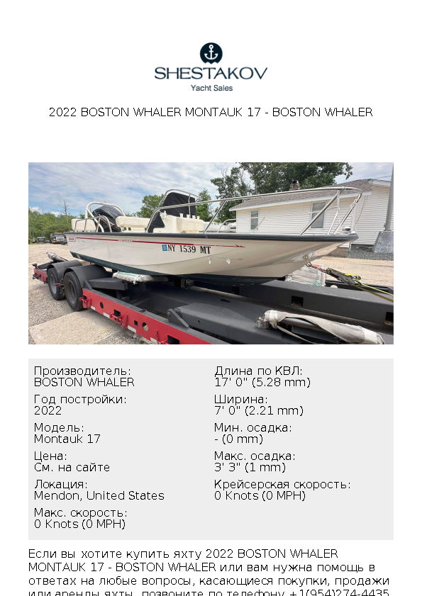 2022 Boston Whaler Montauk 17 - Montauk 17 - 2022