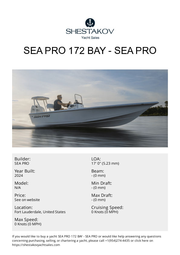 Sea Pro 172 Bay - undefined - 2024