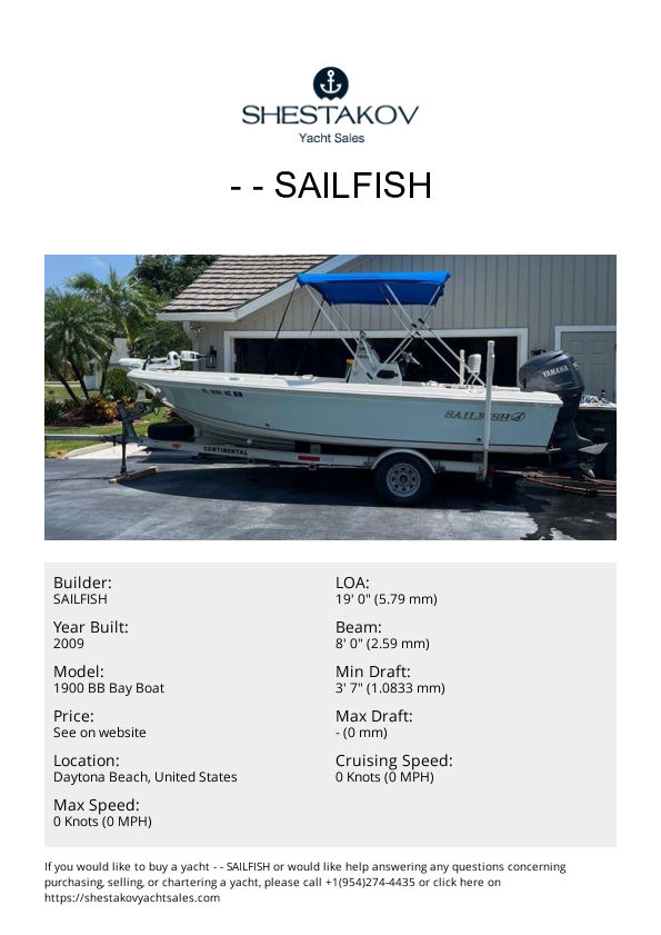 - - 1900 BB Bay Boat - 2009