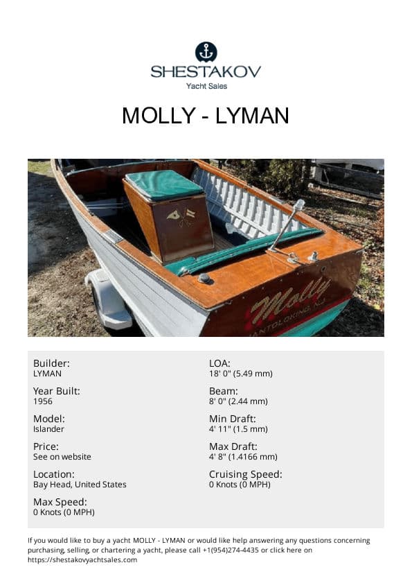 Molly - Islander - 1956