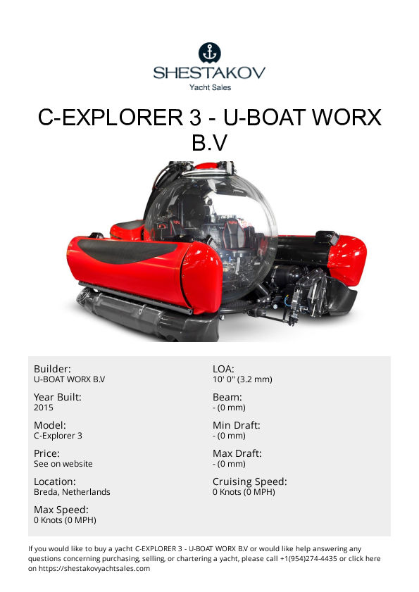 C-Explorer 3 - C-Explorer 3 - 2015