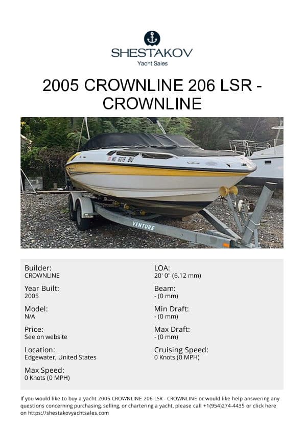 2005 CROWNLINE 206 LSR - undefined - 2005