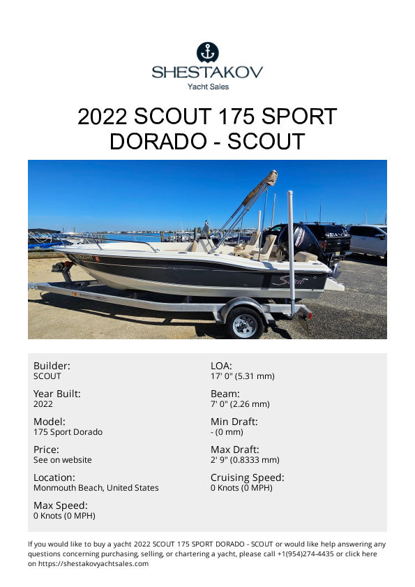 2022 Scout 175 Sport Dorado - 175 Sport Dorado - 2022