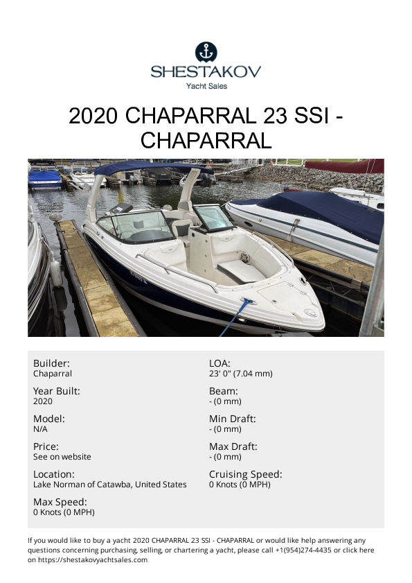 2020 CHAPARRAL 23 SSI - undefined - 2020