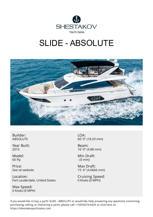 SLIDE - 60 Fly - 2015