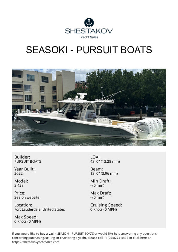 SEASOKI - S 428 - 2022