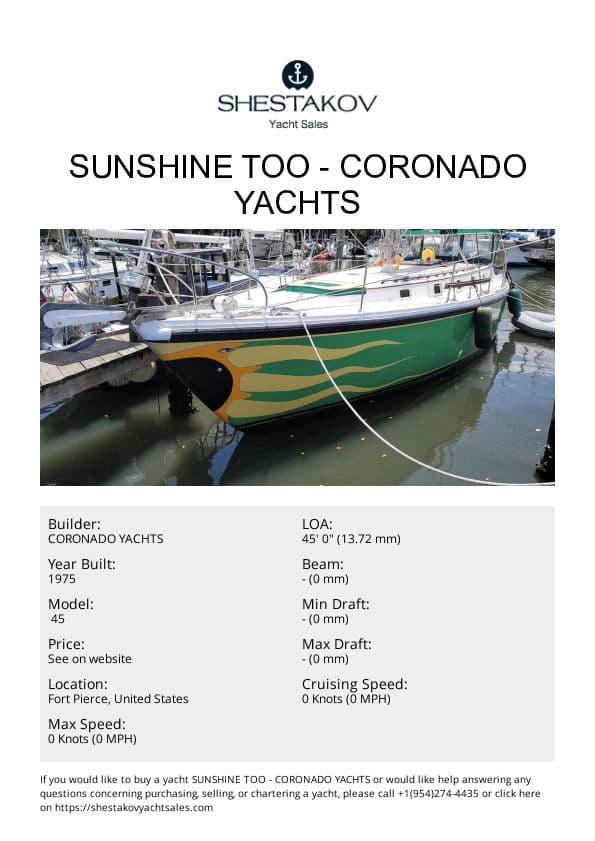 SUNSHINE TOO -  45 - 1975