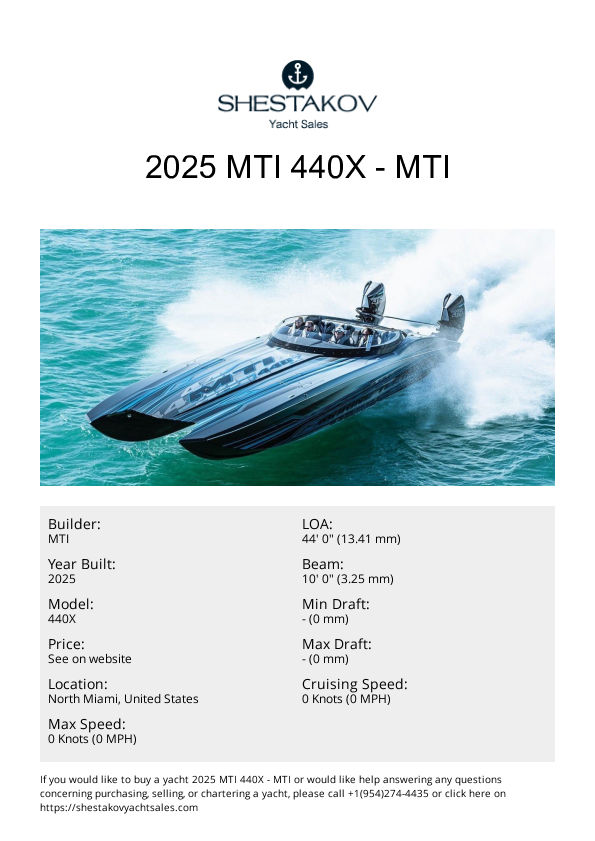 2025 MTI 440X - 440X - 2025