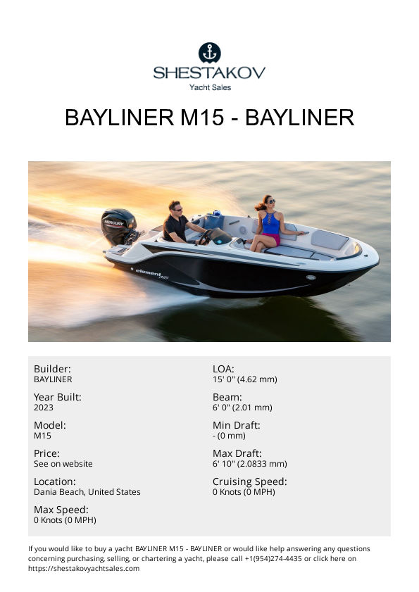 Bayliner M15 - M15 - 2024