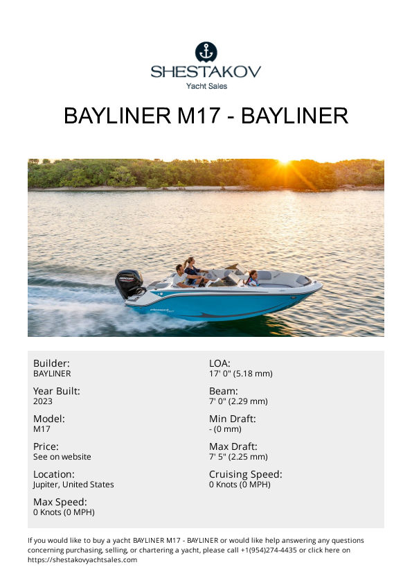 Bayliner M17 - M17 - 2024