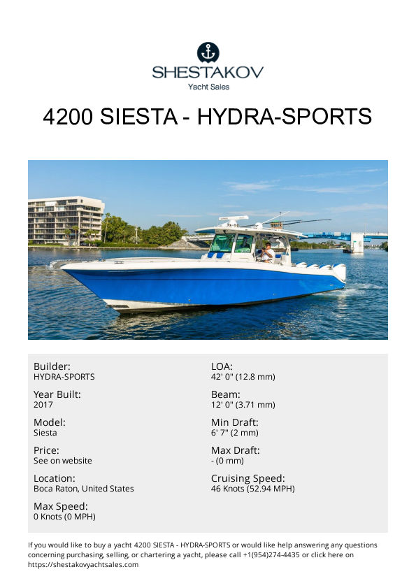 4200 Siesta - Siesta - 2017