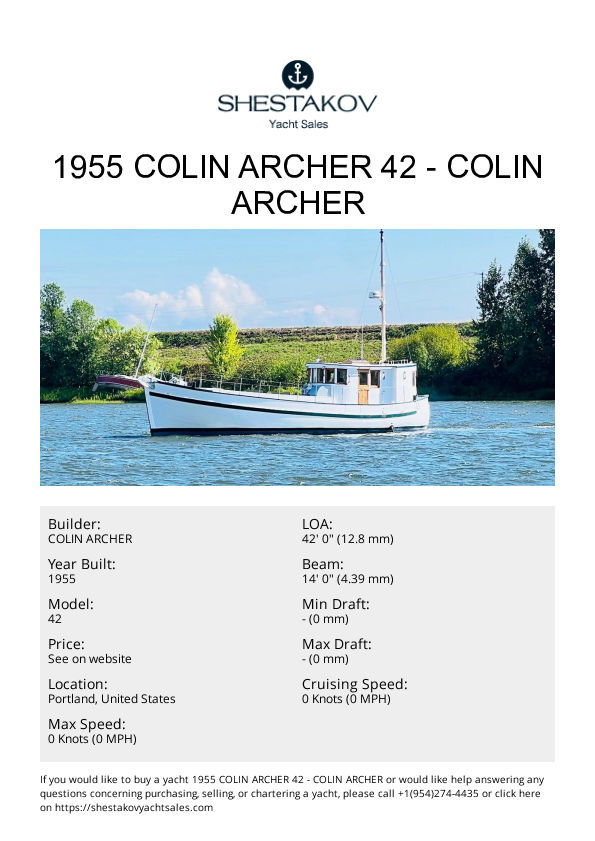 1955 Colin Archer 42 - 42 - 1955