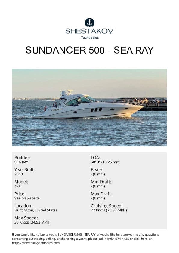 Sundancer 500 - undefined - 2010