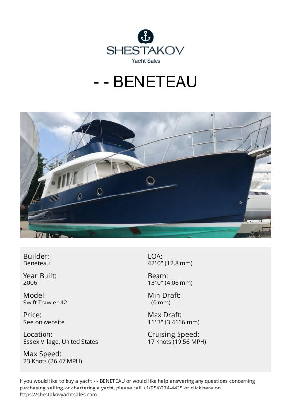 - - Swift Trawler 42 - 2006