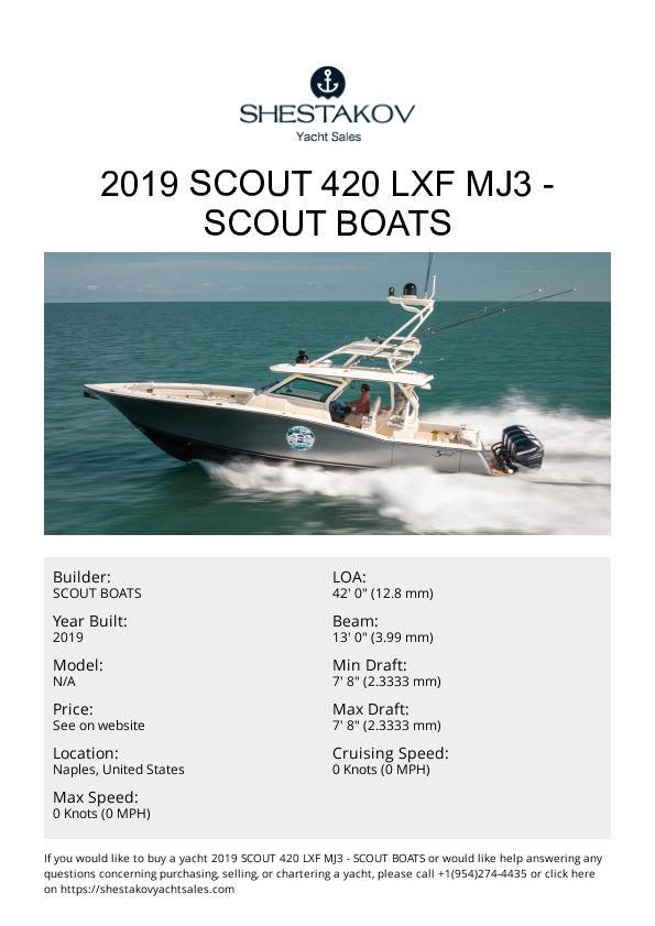 2019 Scout 420 LXF MJ3 - undefined - 2019