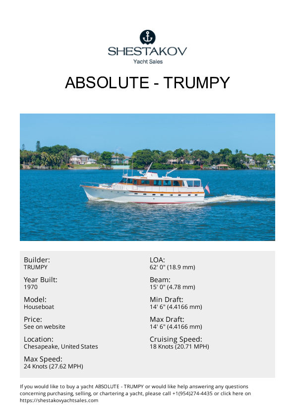 ABSOLUTE - Houseboat - 1970