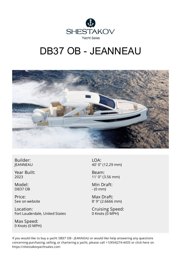 DB37 OB - DB37 OB - 2024