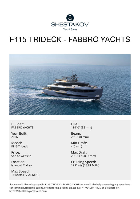F115 Trideck - F115 Trideck - 2026