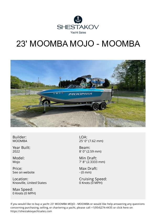 23' Moomba Mojo - Mojo - 2022