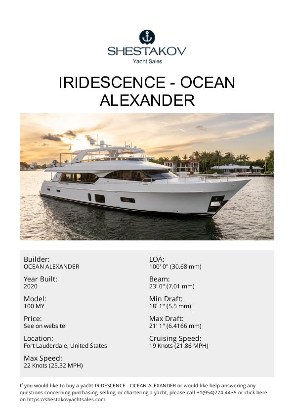 IRIDESCENCE - 100 MY - 2020