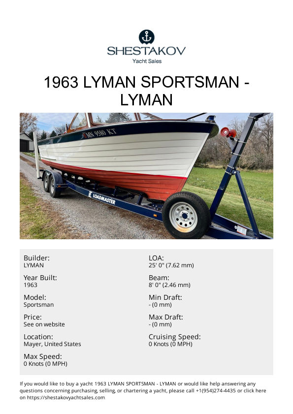 1963 Lyman Sportsman - Sportsman - 1963