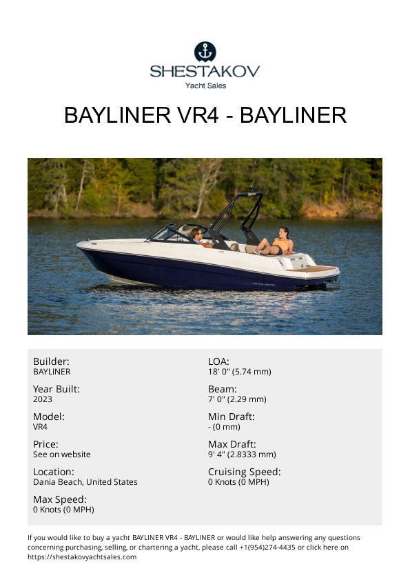 Bayliner VR4 - VR4 - 2024