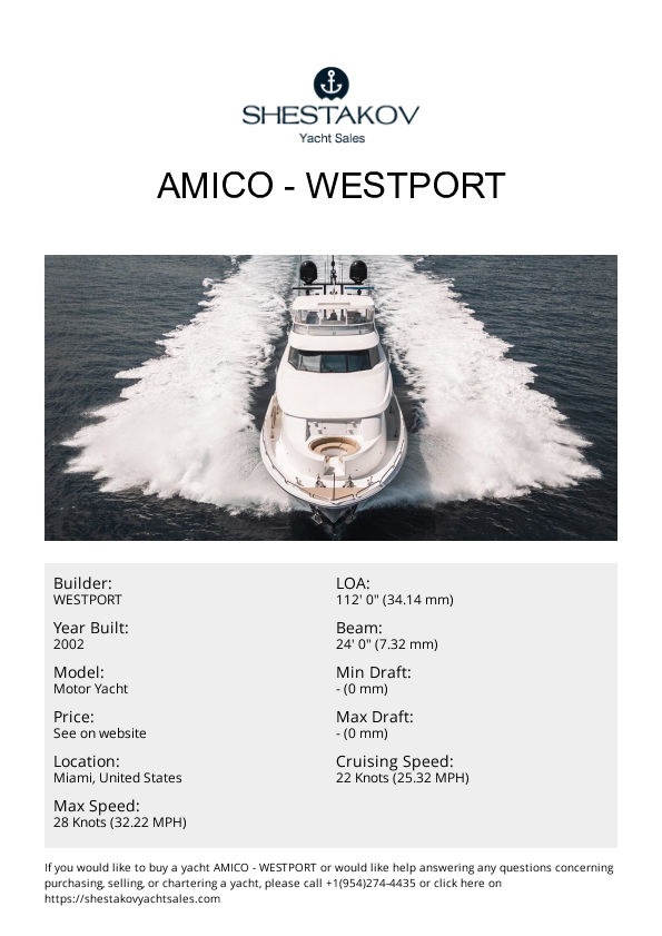 Amico - Motor Yacht - 2002