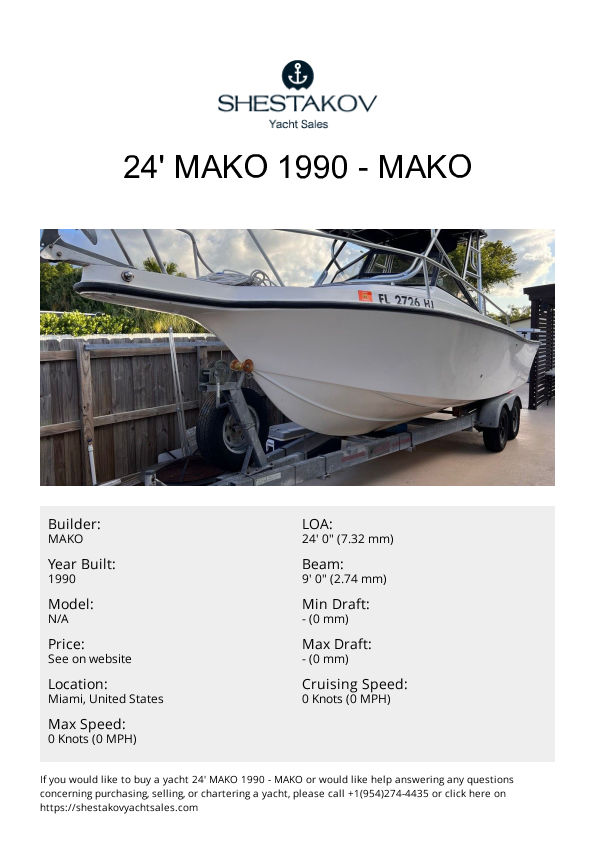 24' Mako 1990 - undefined - 1990