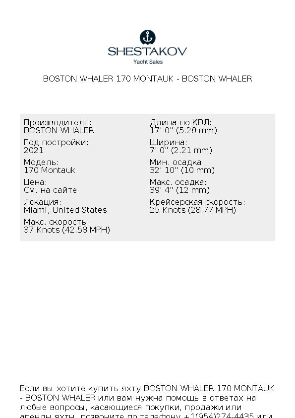 Boston Whaler 170 Montauk - 170 Montauk - 2021