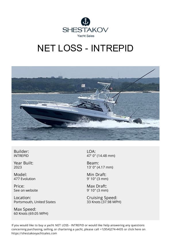 NET LOSS - 477 Evolution - 2023