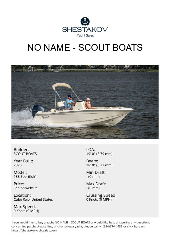 No Name - 188 Sportfish - 2026