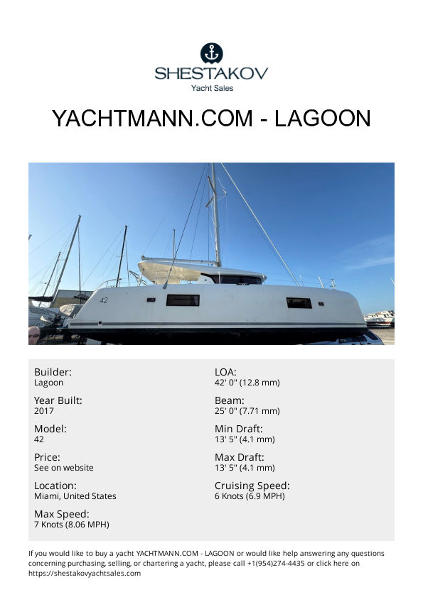 YACHTMANN.COM - 42 - 2017