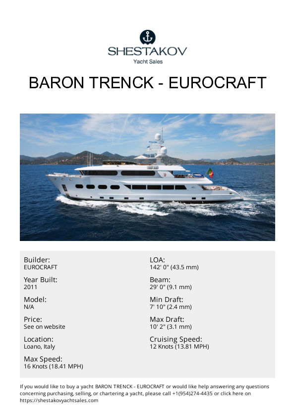 BARON TRENCK - undefined - 2011