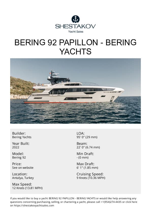 BERING 92 PAPILLON - Bering 92 - 2022