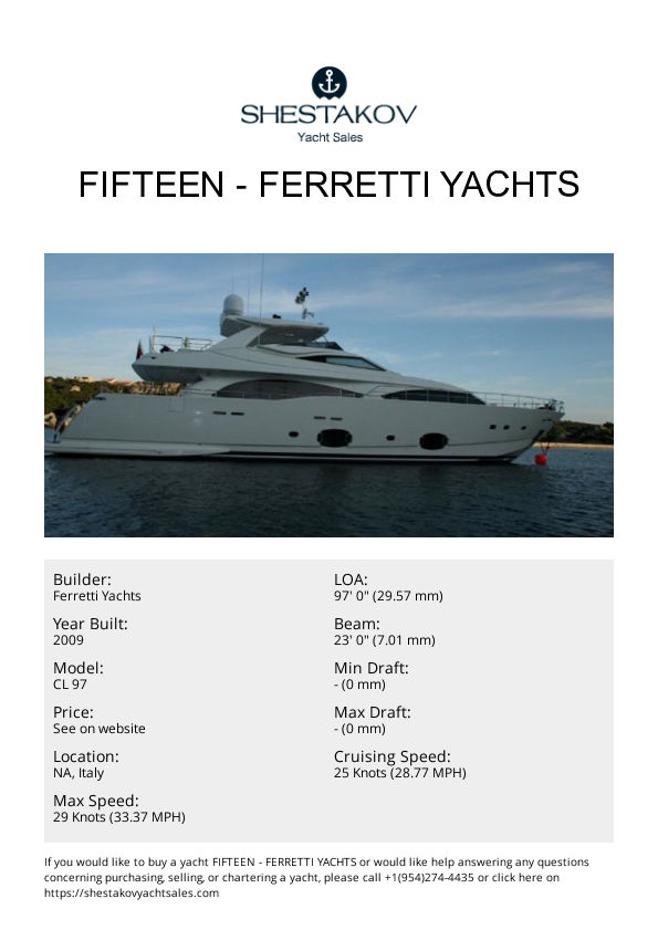 FIFTEEN - CL 97 - 2009