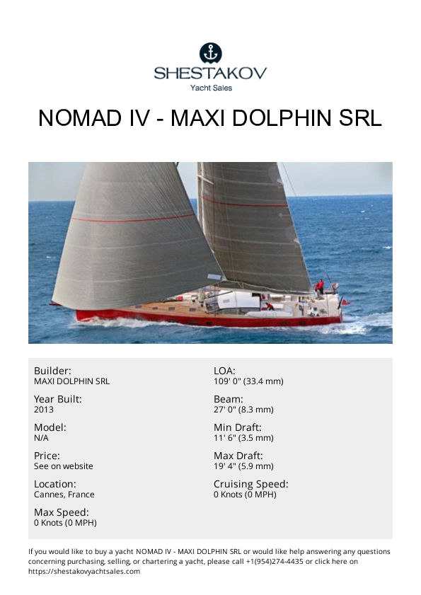 NOMAD IV - undefined - 2013