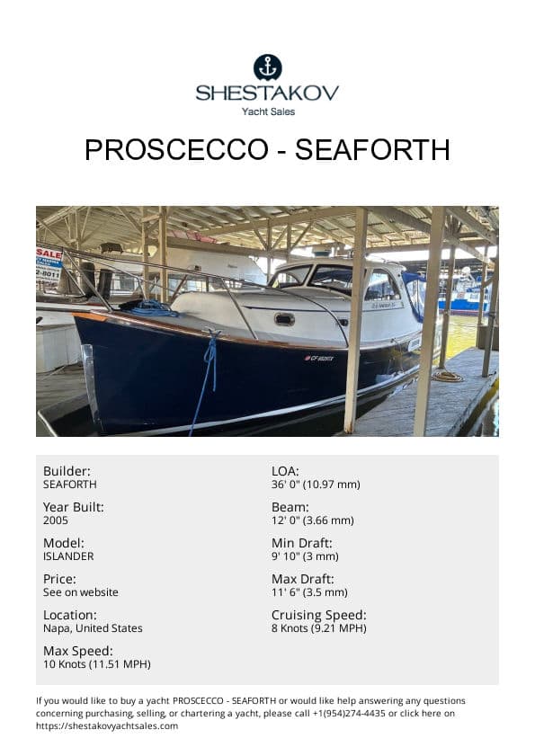 PROSCECCO - ISLANDER - 2005