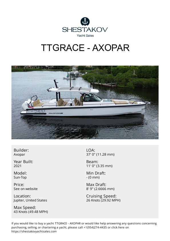 TT GRACE - Sun-Top - 2021