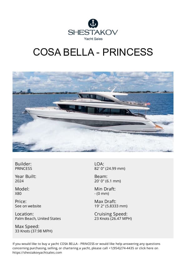 COSA BELLA - X80 - 2024