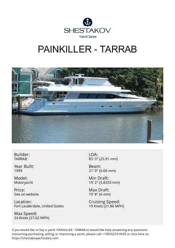Painkiller - Motoryacht - 1999