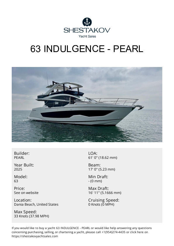 63 Indulgence - 63 - 2025