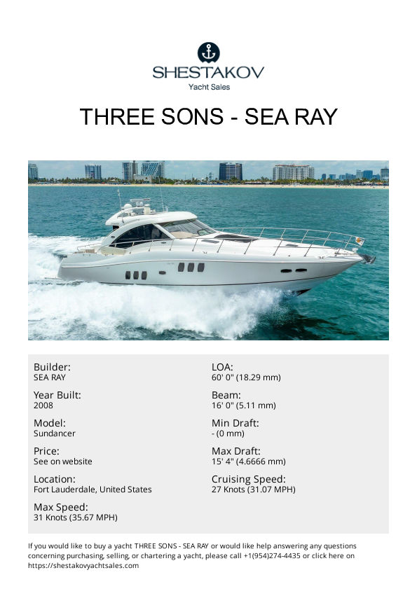 Three Sons - Sundancer - 2008