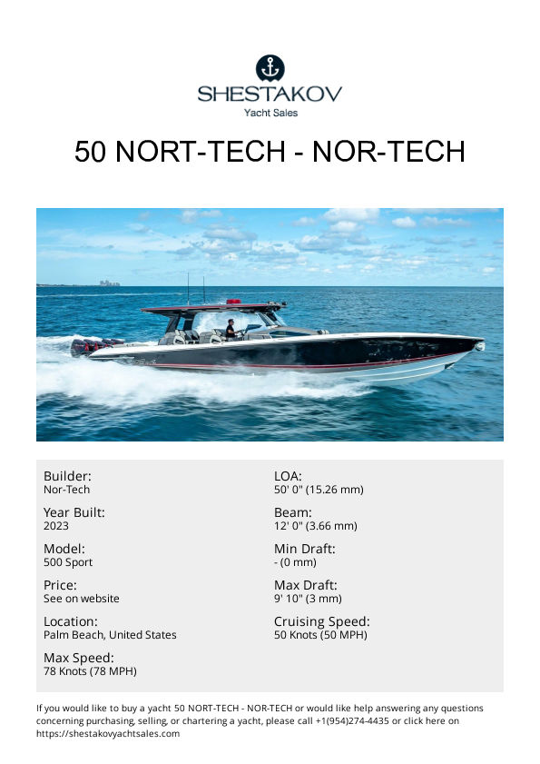 50 Nort-Tech - 500 Sport - 2023