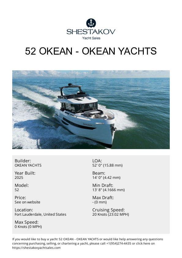 52 Okean - 52 - 2025