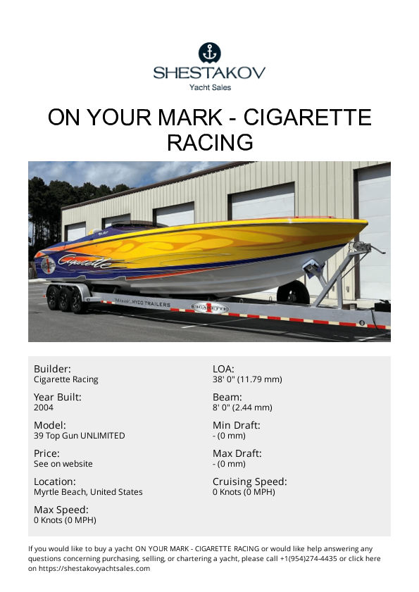 On Your Mark - 39 Top Gun UNLIMITED - 2005